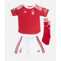 Stroje piłkarskie Nottingham Forest Chris Wood #11 Koszulka Podstawowej dla dzieci 2023-24 Krótki Rękaw (+ szorty)